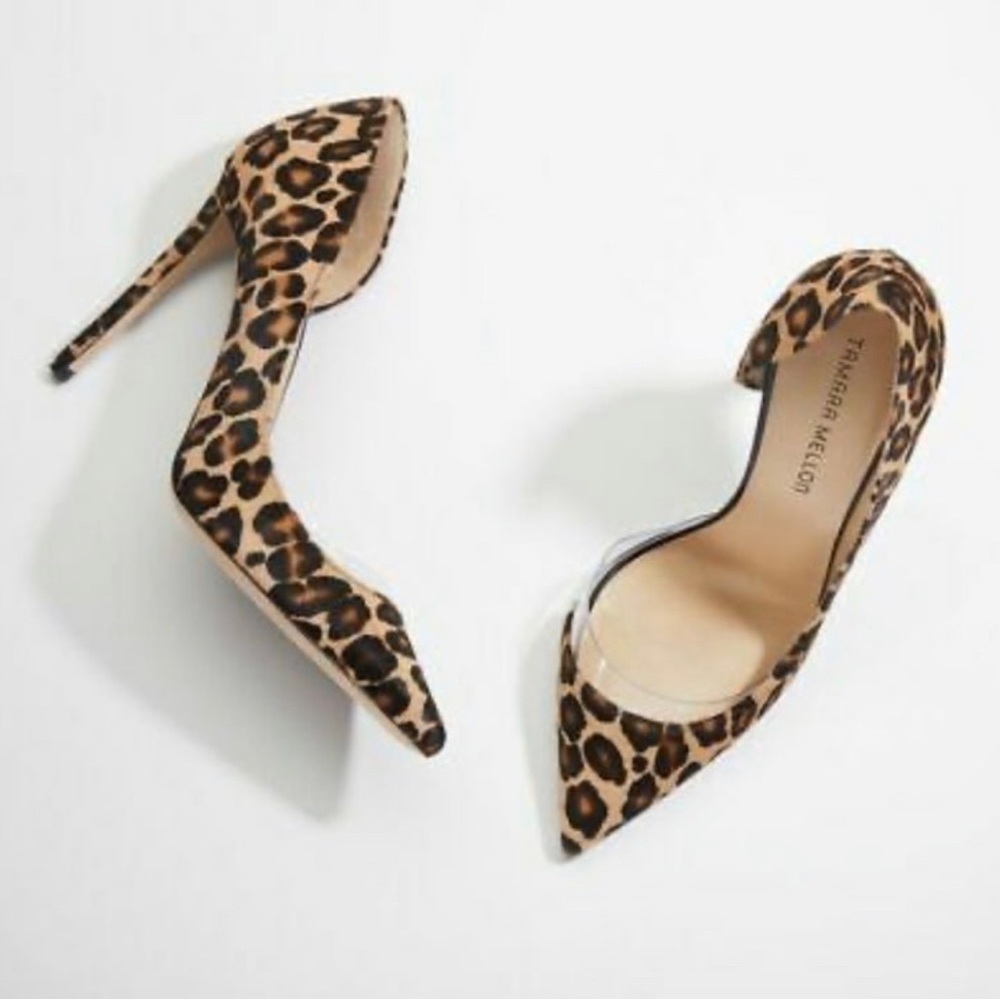 Tamara Mellon Leopard Ponyhair Pumps